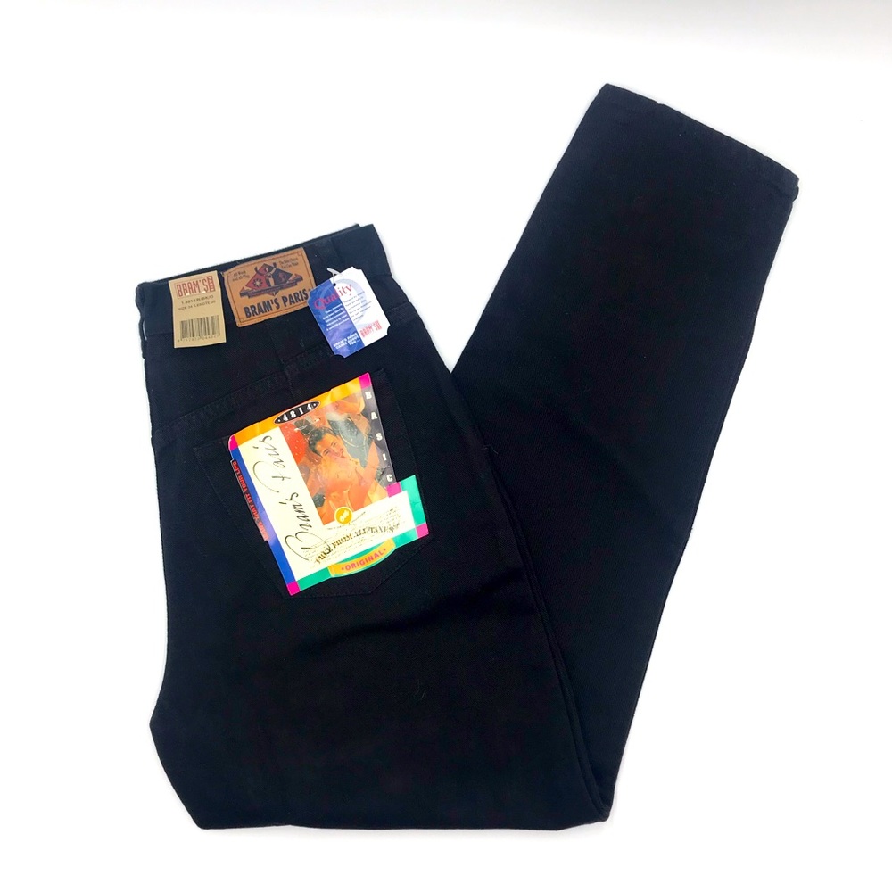 BRAM’S PARIS| Mom Jean in Blk (Workwear jean) NWT